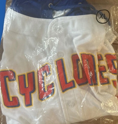 Retro Brooklyn Cyclones Hooded Baseball Jersey XL- Mets MiLB SGA Sealed- NEW - Picture 2 of 4