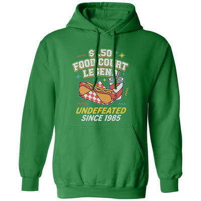 Undefeated Hot Dog Soda Legend Since 1985 Funny Unisex Hooded Sweatshirt
