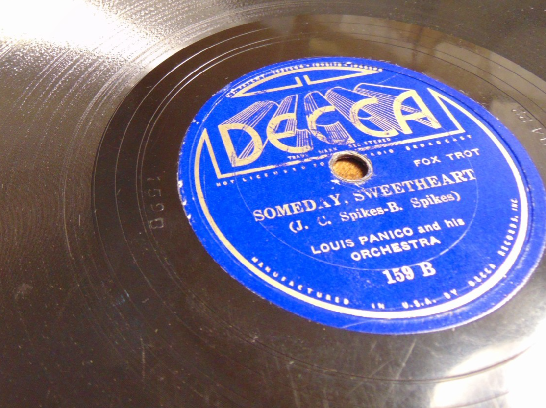 Louis Panico - Wabash Blues / Someday, Sweetheart (1935) Decca 159