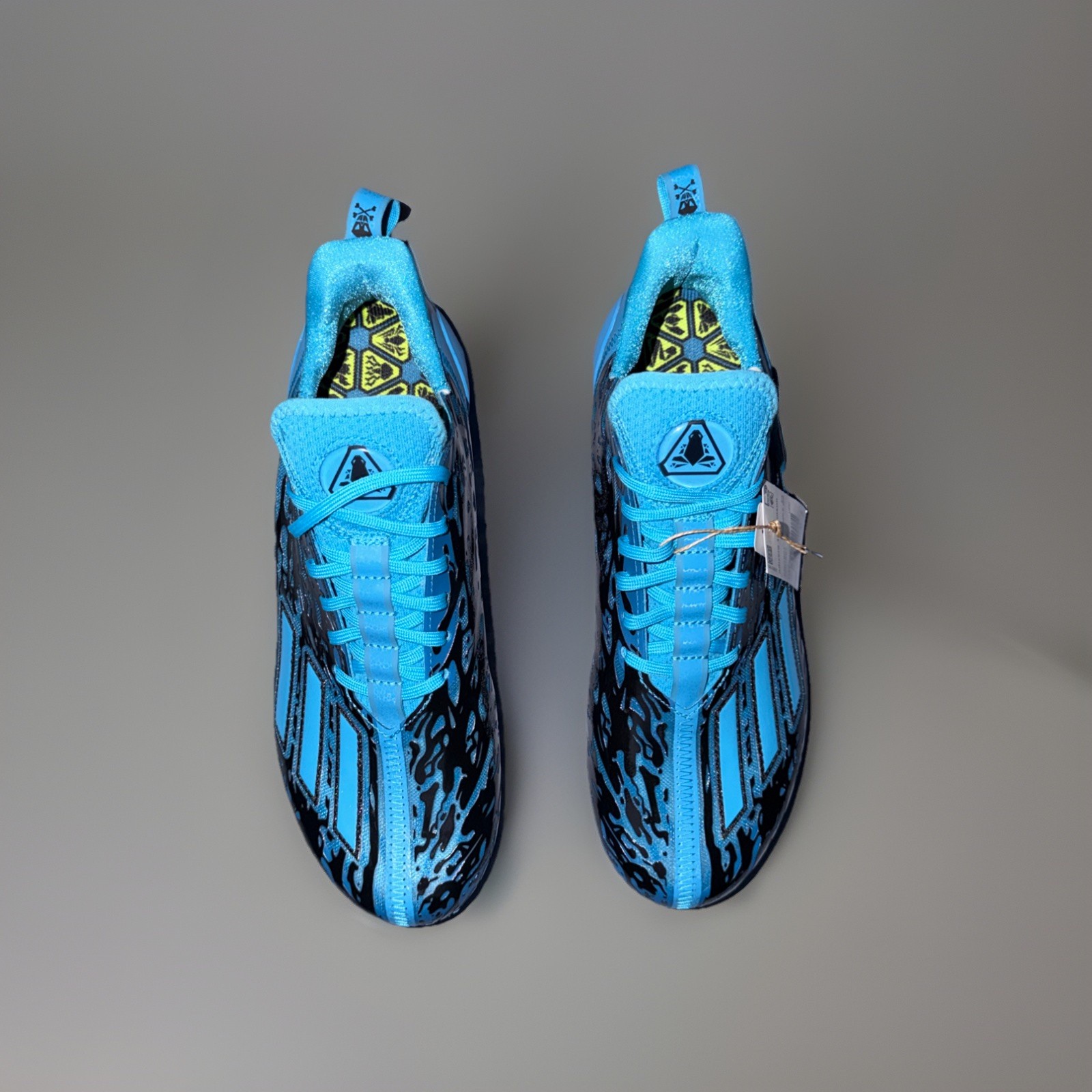 adidas adizero 12.0 Poison Football Cleats Blue IG7209 Men's Size 10 thumbnail 2