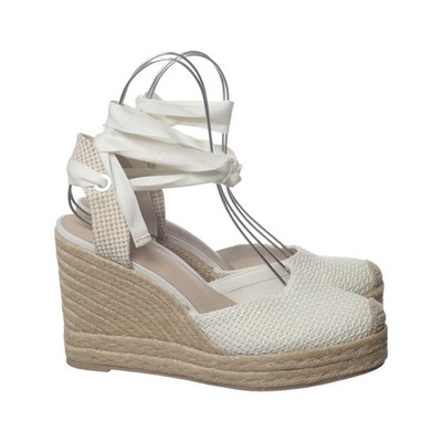 The Drop, Keilschuhe, Größe: 43, Weiß/Beige, Damen #Flc