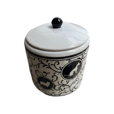 treat jar Cookies ceramic Unleashed Life For Dogs