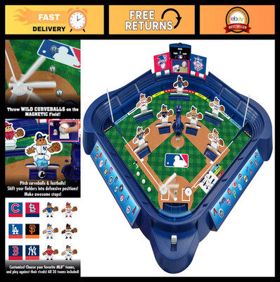 Magnetic Baseball Tabletop Game - 2-Player Board Game with 20'' Field, Scoreboard