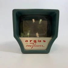 Vintage Argus Previewer 35mm Slide Viewer Green Mid Century Retro