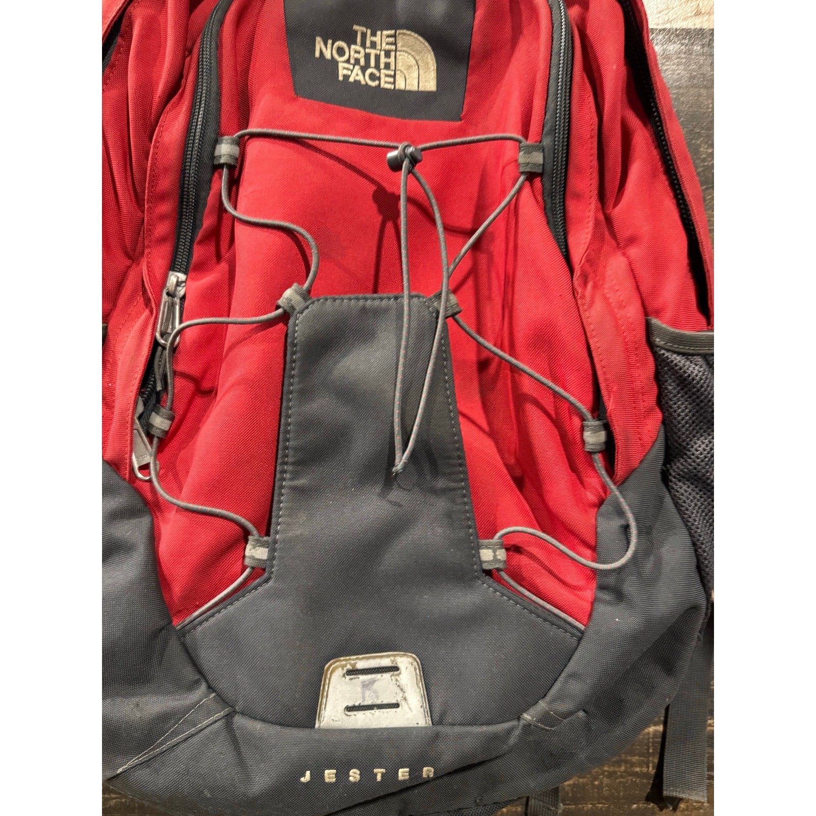 North Face Jester Backpack- Red/Gray - image 6