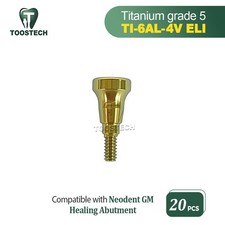 20pcs Healing Cap / Abutment Ø4.5mm H2.5/3.5mm fits to Neodent GM