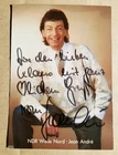 JEAN ANDRÉ - NDR - AUTOGRAPH CARD + ORIGINAL AUTOGRAPH - Approx 15x10.5cm