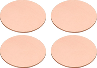 4 StüCk MetallpräGe-Rohlinge, 20Mm Runde PräGe-Namensschild-Rohlinge Metallplatt