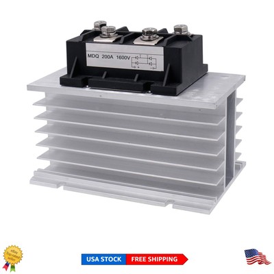 Reliable Single Phase 200A Rectifier Module 1600V for Power Supply Applications
