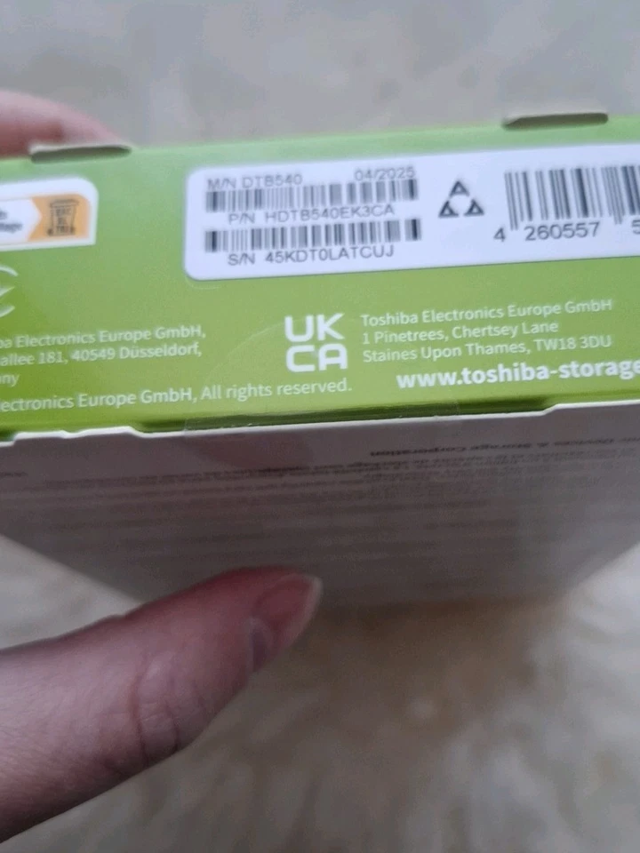 Toshiba Canvio Basics 2022 externe HDD-Festplatte (4 TB) 2,5" NEU OVP schwarz - Bild 3 von 4