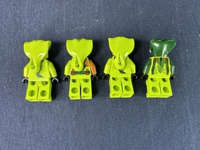 Lego Ninjago Snakes Lasha lot of 4 Minifigures 9562 9447