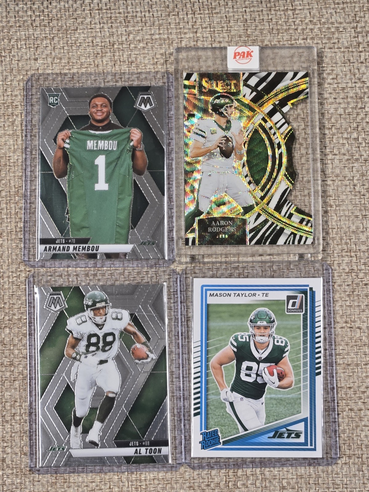 2023 Panini Select - Premier Level Aaron Rodgers #121 Zebra Prizm