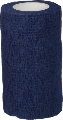 Neogen TA3400BL-E Syrflex BLUE 4'' x 5 Yard Cohesive Veterinary Wrap Bandage