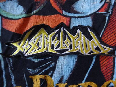 Toxic Holocaust Shape Patch Gestickt Thrash Metal Hellripper Vomitor