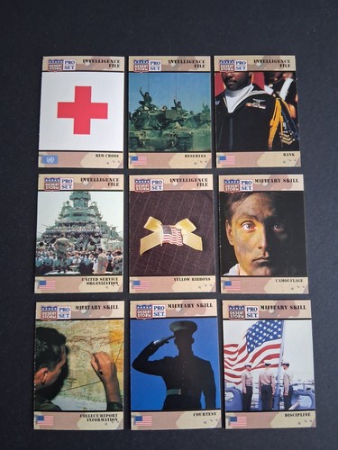 1991 Desert Storm Pro Set - Pick The Cards To Complete Your Set #1-250 - Picture 137 of 237