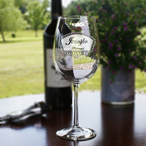 Engraved Bridesmaid, Bridal Party Wine Glass Gift Ideas, Set of 6 - Bild 1 von 1