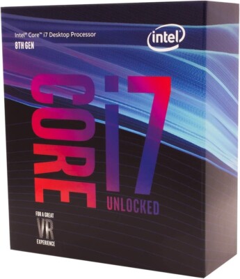 Intel Core i7-8700K LGA1151 Desktop Processor 8th GEN 3.7GHz Turbo Unlocked 12MB