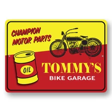 Personalized Dads Classic Service Garage Decor Custom Name Metal Sign