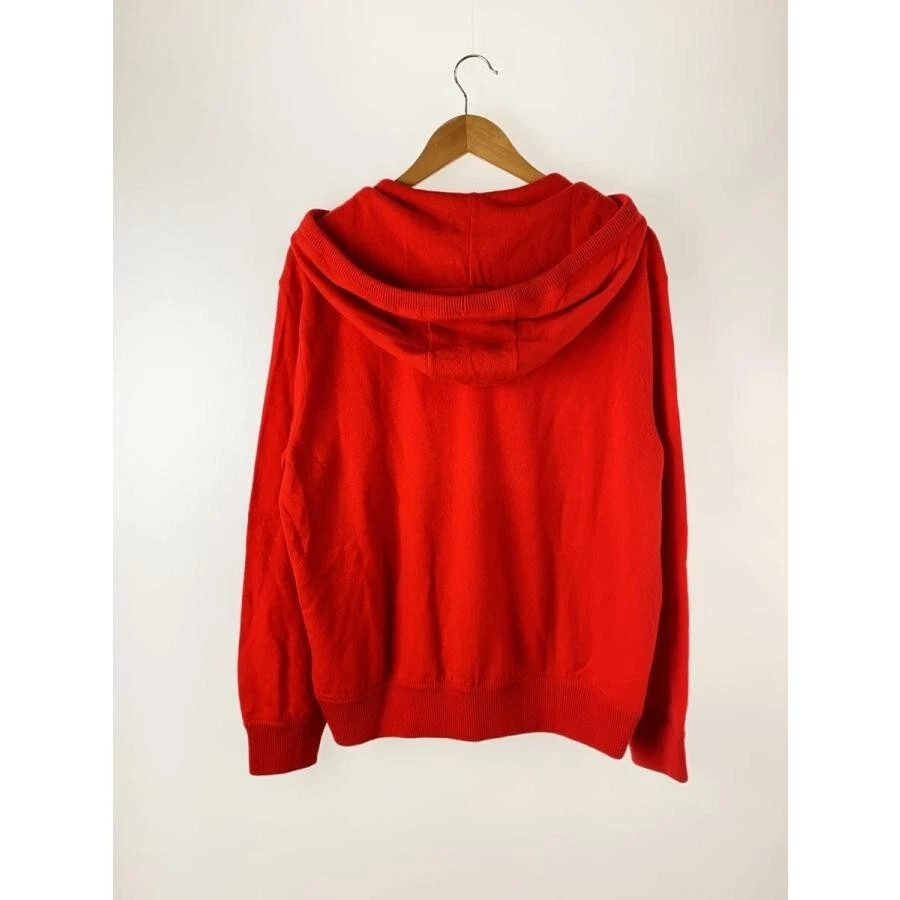 Felpa con cappuccio Gucci x Adidas 700446 logo ricamo lana maglia pullover rosso taglia: L