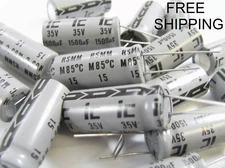 10uF to 1500uF - 35VDC - Radial Aluminum Electrolytic Capacitors - Choose Value