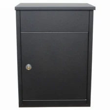 Allux Series Mailboxes Allux 500 (Wall Mount Mail/Parcel Box) Black