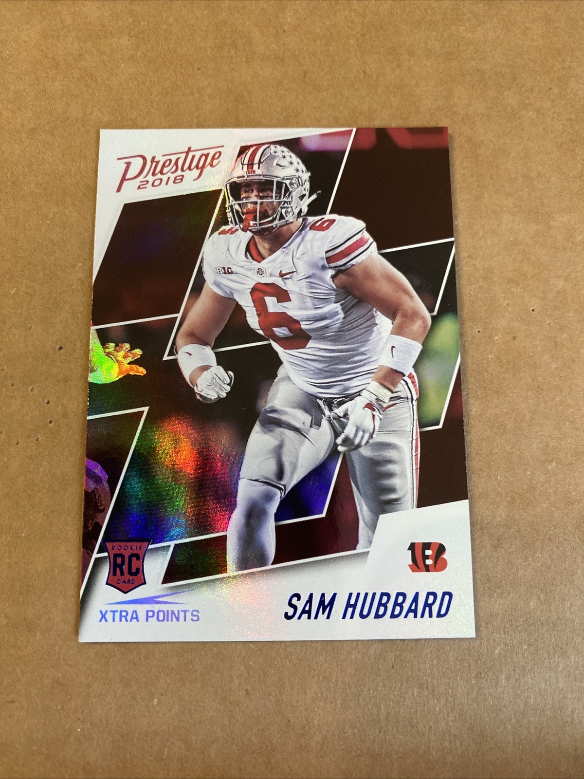 2018 Panini Prestige Rookie Xtra Points Purple Sam Hubbard #262 Rookie RC