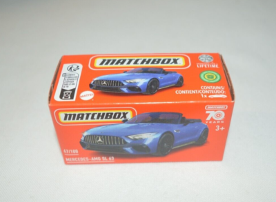 MATCHBOX 2024 METAL GRABAG 67/100 - MERCEDES-AMG SL 63 BLUE | eBay