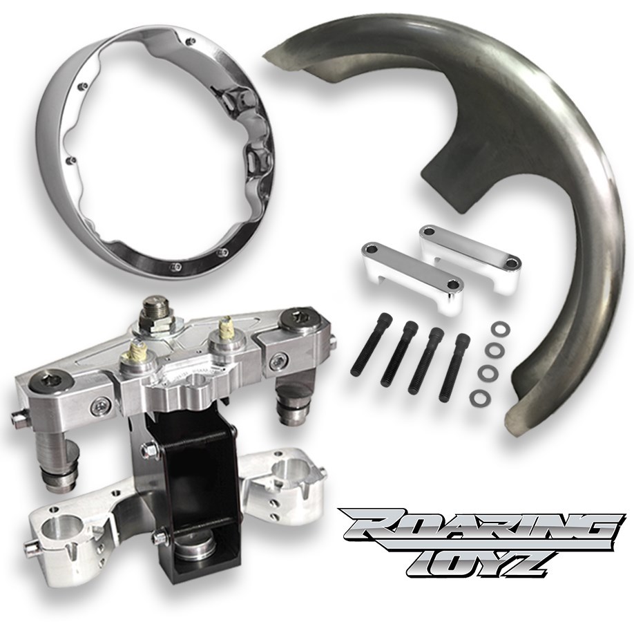 30 Inch BOLT ON Triple Tree Neck Kit Harley Bagger Street