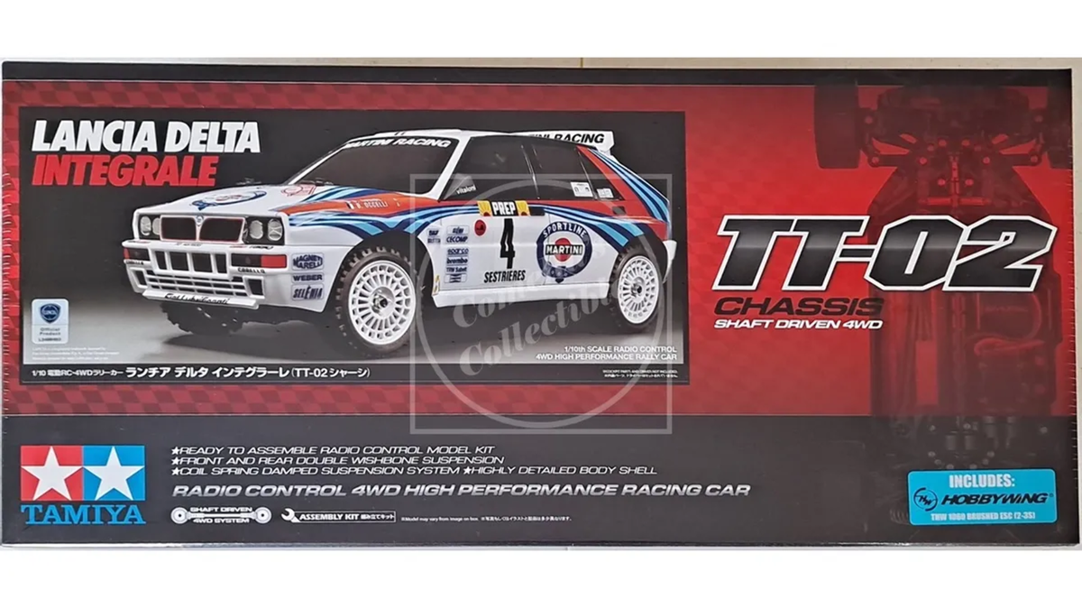 LANCIA DELTAラジコンカーTT-02TAMIYA SANWA MX-6 LANCIA DELTA
