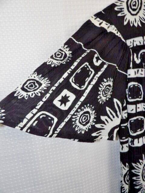Sante Classic Black & White Abstract Print Cotton Casual Shift Dress Small  NWT | eBay