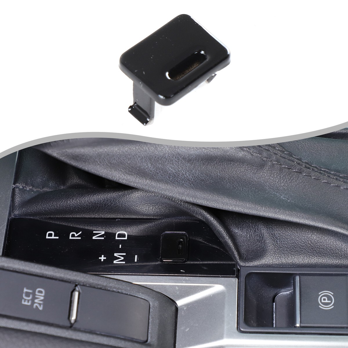Glossy Black Shift Lock Release Trim For Toyota Land Cruiser Prado