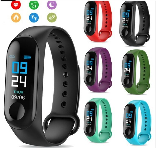 RELOJ INTELIGENTE BANDA PULSERA DEPORTE similar XIAOMI MI BAND 3 MEDIDOR  TENSION | eBay