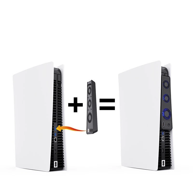 External Cooling Fan Cooler Game for PlayStation 5 Console PS5 Digital/Disc - Image 3 of 4