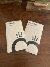 2 X Genuine Pandora Double Sided Cleaning Cloths. Xmas Delivery