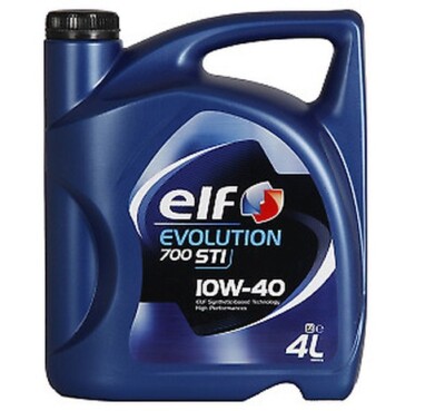 Tin Sign 4LT Engine Oil ELF Evolution Sti 10W40 Acea A3 B3 B4 Api Cf Sl