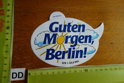 Alter Aufkleber TV Fernsehen Radio Sender SFB Berlin