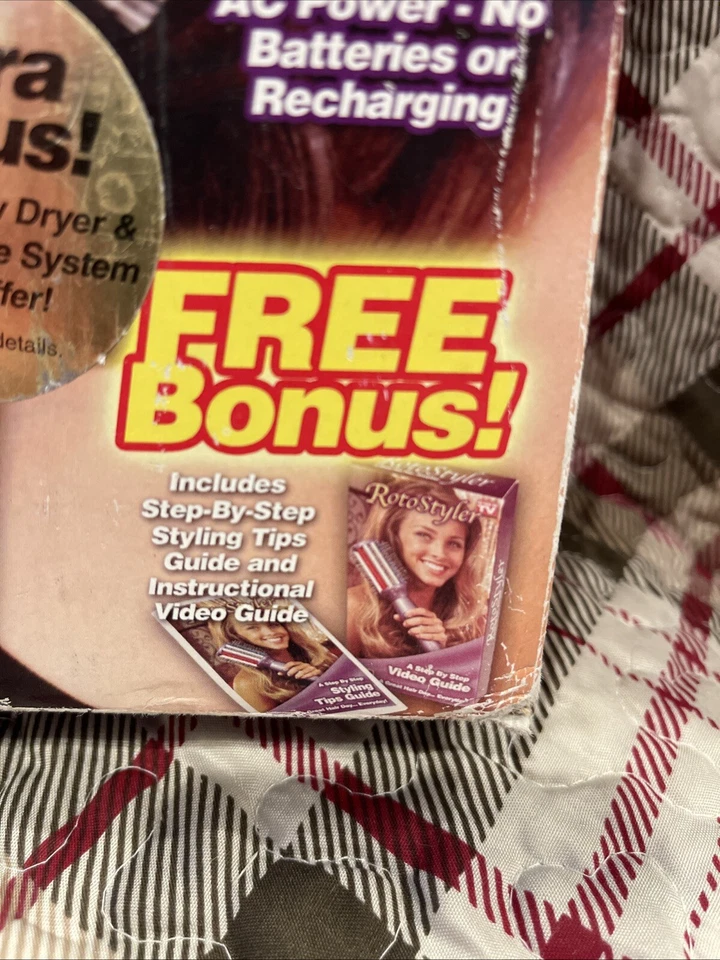 Cepillo de pelo giratorio de triple acción ROTOSTYLER DE COLECCIÓN PROBADO Foto 2 de 4