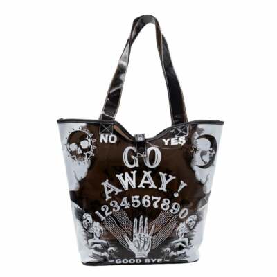 Kreepsville 666 Go Away Ouija PVC Strand Gothic Spirit Board Tragetasche BGBTGAO