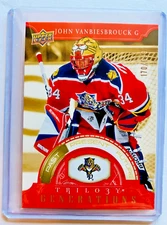 2022-23 UD TRILOGY HOCKEY GENERATIONS RED SP JOHN VANBIESBROUCK PANTHERS /699