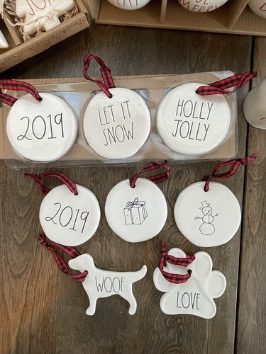 17 Stück Rae Dunn Keramik Weihnachtsschmuck - Bild 3 von 13