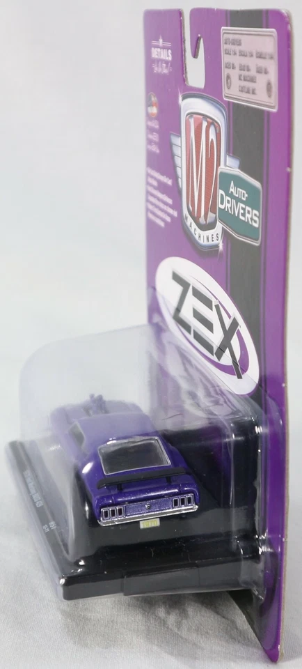 1970 FORD MUSTANG BOSS 429 ZEX DIE-CAST 1:64 SCALE PURPLE - Image 3 of 4