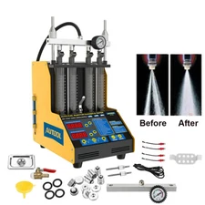 AUTOOL CT150 Ultrasonic Fuel Injector Cleaner Tester Nozzle Cleaning Machine 