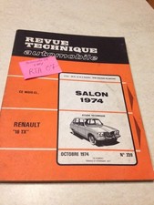 Revue technique Renault R16