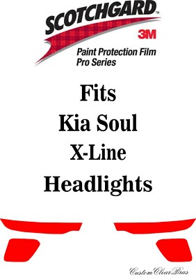 3M Scotchgard Paint Protection Film Pro Series Fits 2022 2023 Kia Soul X-Line