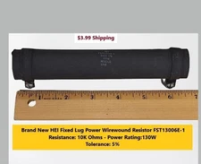 Brand New HEI Vishay Fixed Lug Power Wirewound Resistor 10K Ohms 130W  5%