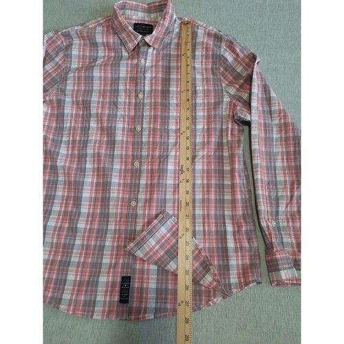 Lucky Brand Men Large Saturday Stretch Long Sleeve Multi-Color Button Shirt - Picture 2 of 6