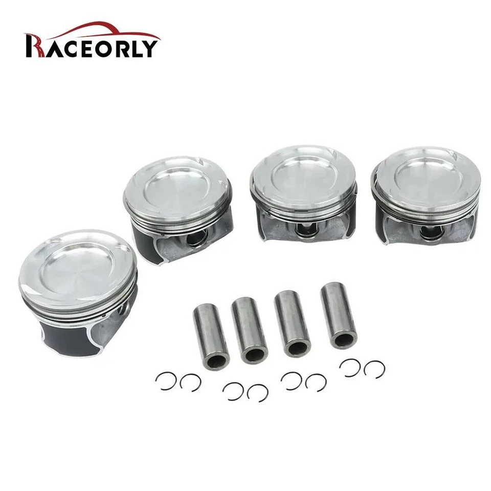 RACEORLY Internally cooled Piston Φ83mm STD For Mercedes Benz C300 W205 M274.920 Foto 4 de 4