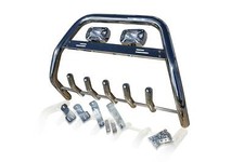 Bull Bar A Bar + Spots To Fit Volkswagen Transporter T5 2010 - 2015 - Detachable