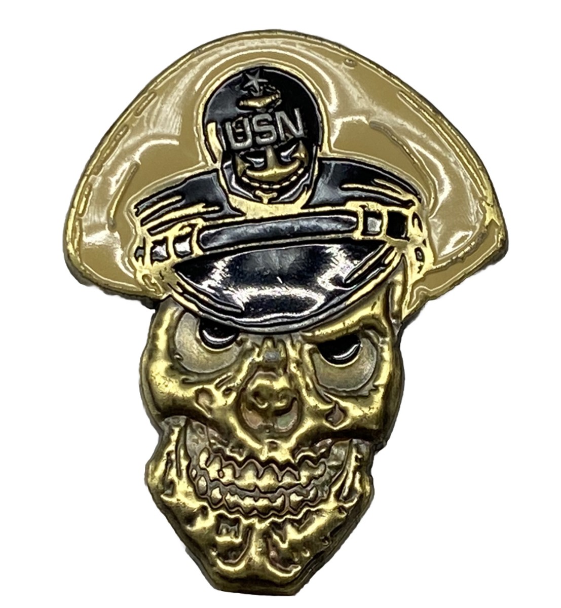 Amazing USN Navy Chief Petty Officer Challenge Coin - Born April 1