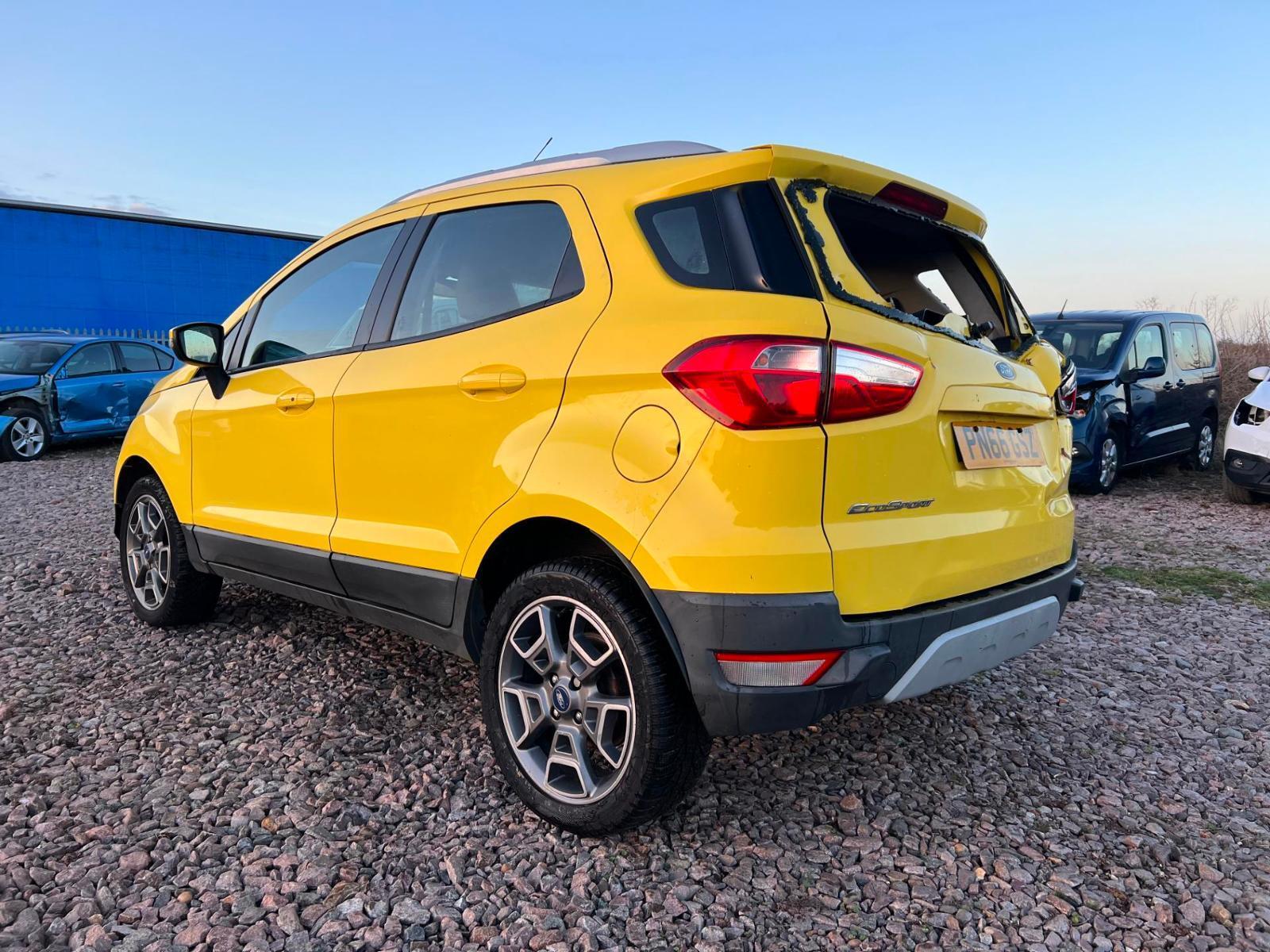 2016 FORD ECOSPORT TITANIUM YELLOW EURO 6 SALVAGE DAMAGED REPAIR SUV 2016-ford-ecosport-titanium-yellow-euro-6-salvage-damaged-repair-suv